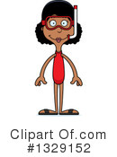 Tall Black Woman Clipart #1329152 by Cory Thoman