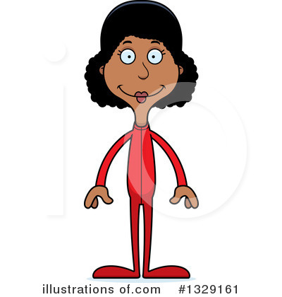 Royalty-Free (RF) Tall Black Woman Clipart Illustration by Cory Thoman - Stock Sample #1329161