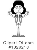 Tall Black Woman Clipart #1329218 by Cory Thoman