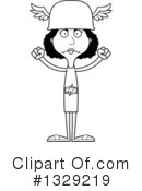 Tall Black Woman Clipart #1329219 by Cory Thoman