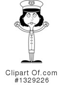 Tall Black Woman Clipart #1329226 by Cory Thoman