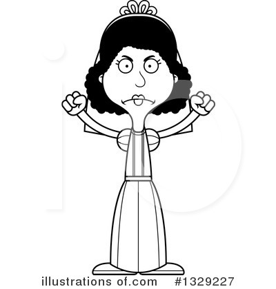 Royalty-Free (RF) Tall Black Woman Clipart Illustration by Cory Thoman - Stock Sample #1329227