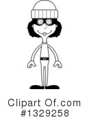 Tall Black Woman Clipart #1329258 by Cory Thoman