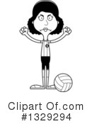 Tall Black Woman Clipart #1329294 by Cory Thoman