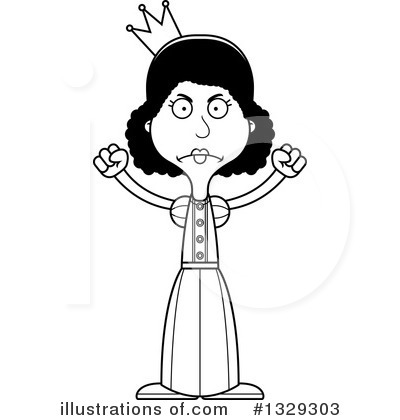 Royalty-Free (RF) Tall Black Woman Clipart Illustration by Cory Thoman - Stock Sample #1329303