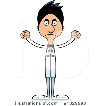 Royalty-Free (RF) Tall Hispanic Man Clipart Illustration by Cory Thoman - Stock Sample #1329693