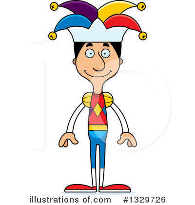 Royalty-Free (RF) Tall Hispanic Man Clipart Illustration by Cory Thoman - Stock Sample #1329726