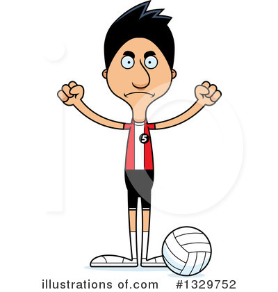 Tall Hispanic Man Clipart #1329752 by Cory Thoman