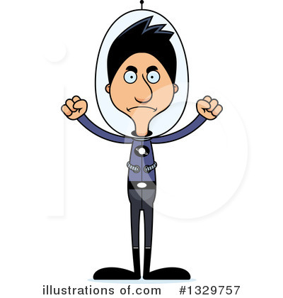 Tall Hispanic Man Clipart #1329757 by Cory Thoman