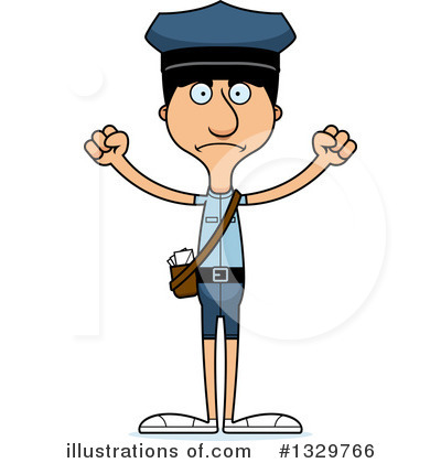 Royalty-Free (RF) Tall Hispanic Man Clipart Illustration by Cory Thoman - Stock Sample #1329766