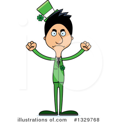 Tall Hispanic Man Clipart #1329768 by Cory Thoman