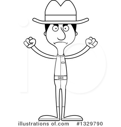 Royalty-Free (RF) Tall Hispanic Man Clipart Illustration by Cory Thoman - Stock Sample #1329790