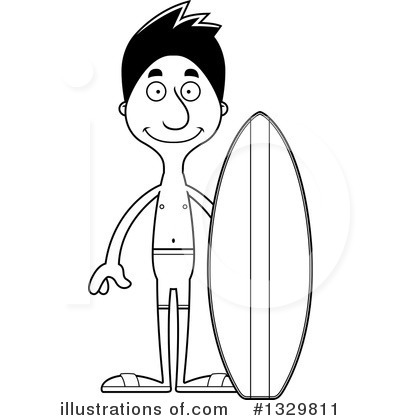 Royalty-Free (RF) Tall Hispanic Man Clipart Illustration by Cory Thoman - Stock Sample #1329811