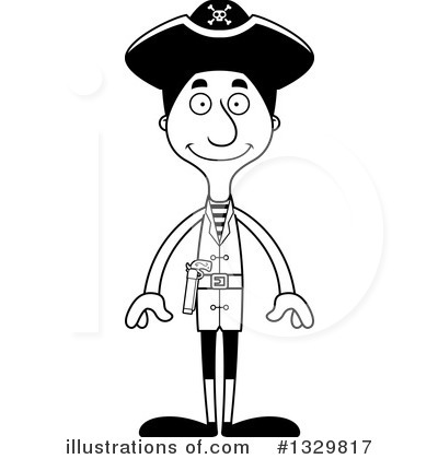 Royalty-Free (RF) Tall Hispanic Man Clipart Illustration by Cory Thoman - Stock Sample #1329817