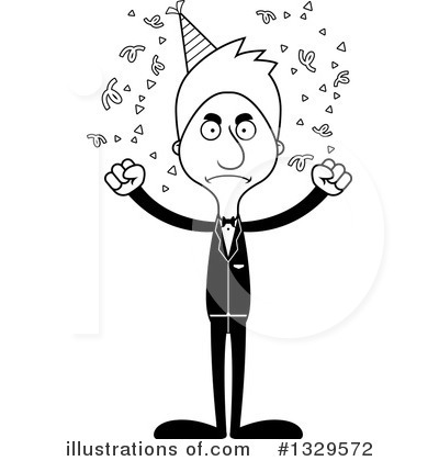 Royalty-Free (RF) Tall White Man Clipart Illustration by Cory Thoman - Stock Sample #1329572