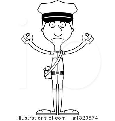 Royalty-Free (RF) Tall White Man Clipart Illustration by Cory Thoman - Stock Sample #1329574