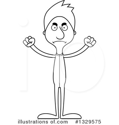 Royalty-Free (RF) Tall White Man Clipart Illustration by Cory Thoman - Stock Sample #1329575