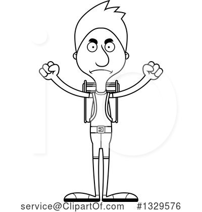 Royalty-Free (RF) Tall White Man Clipart Illustration by Cory Thoman - Stock Sample #1329576