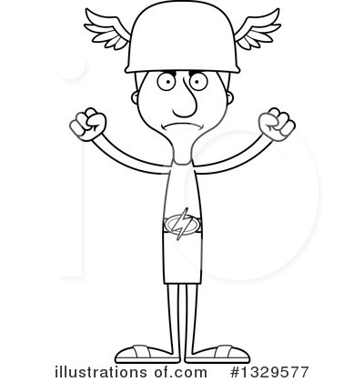 Royalty-Free (RF) Tall White Man Clipart Illustration by Cory Thoman - Stock Sample #1329577