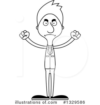 Royalty-Free (RF) Tall White Man Clipart Illustration by Cory Thoman - Stock Sample #1329586