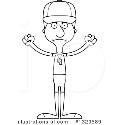 Royalty-Free (RF) Tall White Man Clipart Illustration by Cory Thoman - Stock Sample #1329589