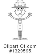 Tall White Man Clipart #1329595 by Cory Thoman