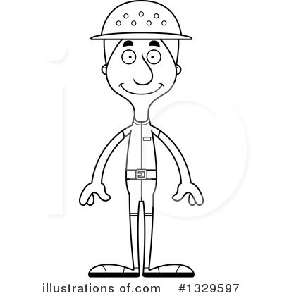 Royalty-Free (RF) Tall White Man Clipart Illustration by Cory Thoman - Stock Sample #1329597