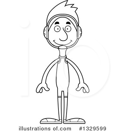 Royalty-Free (RF) Tall White Man Clipart Illustration by Cory Thoman - Stock Sample #1329599