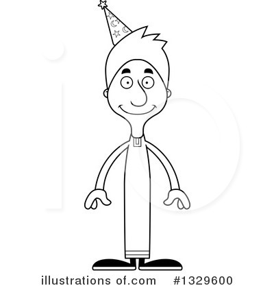Royalty-Free (RF) Tall White Man Clipart Illustration by Cory Thoman - Stock Sample #1329600