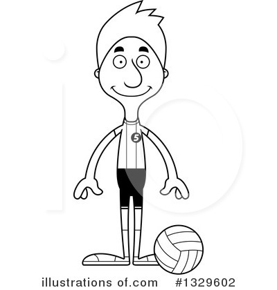 Royalty-Free (RF) Tall White Man Clipart Illustration by Cory Thoman - Stock Sample #1329602