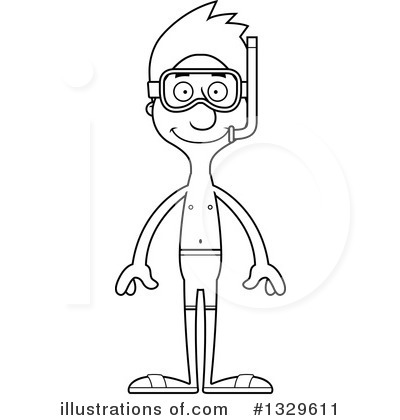 Royalty-Free (RF) Tall White Man Clipart Illustration by Cory Thoman - Stock Sample #1329611