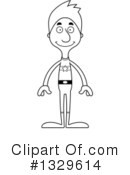 Tall White Man Clipart #1329614 by Cory Thoman