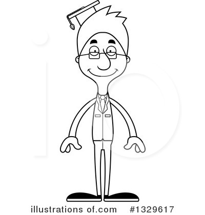 Royalty-Free (RF) Tall White Man Clipart Illustration by Cory Thoman - Stock Sample #1329617