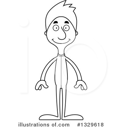 Royalty-Free (RF) Tall White Man Clipart Illustration by Cory Thoman - Stock Sample #1329618
