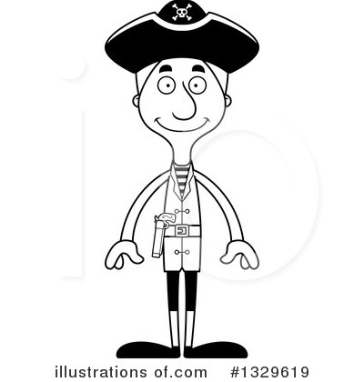 Royalty-Free (RF) Tall White Man Clipart Illustration by Cory Thoman - Stock Sample #1329619