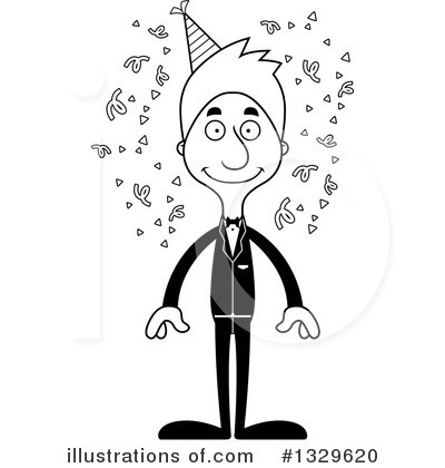 Royalty-Free (RF) Tall White Man Clipart Illustration by Cory Thoman - Stock Sample #1329620