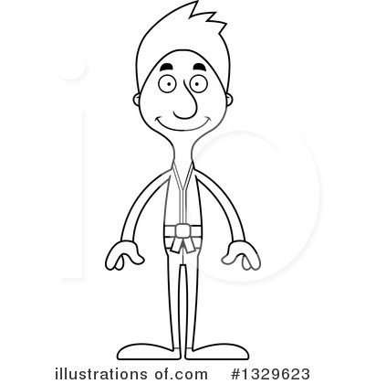 Royalty-Free (RF) Tall White Man Clipart Illustration by Cory Thoman - Stock Sample #1329623