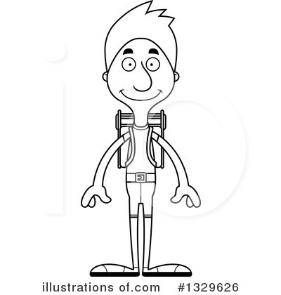 Royalty-Free (RF) Tall White Man Clipart Illustration by Cory Thoman - Stock Sample #1329626
