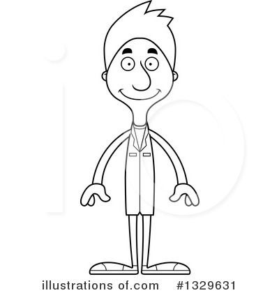 Royalty-Free (RF) Tall White Man Clipart Illustration by Cory Thoman - Stock Sample #1329631