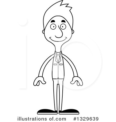 Royalty-Free (RF) Tall White Man Clipart Illustration by Cory Thoman - Stock Sample #1329639