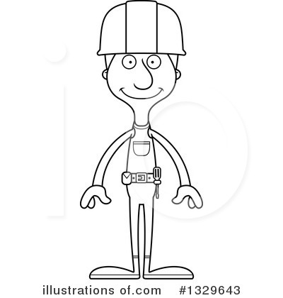 Royalty-Free (RF) Tall White Man Clipart Illustration by Cory Thoman - Stock Sample #1329643