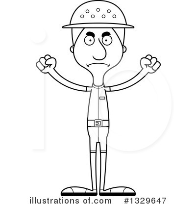 Royalty-Free (RF) Tall White Man Clipart Illustration by Cory Thoman - Stock Sample #1329647