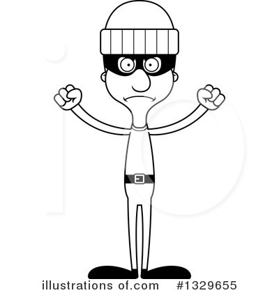 Royalty-Free (RF) Tall White Man Clipart Illustration by Cory Thoman - Stock Sample #1329655