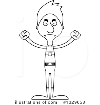 Royalty-Free (RF) Tall White Man Clipart Illustration by Cory Thoman - Stock Sample #1329658