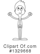 Tall White Man Clipart #1329668 by Cory Thoman