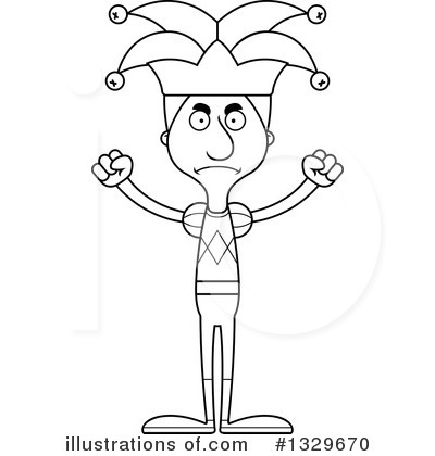 Royalty-Free (RF) Tall White Man Clipart Illustration by Cory Thoman - Stock Sample #1329670