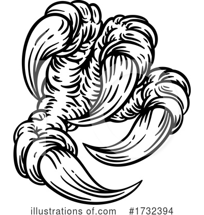 Royalty-Free (RF) Talons Clipart Illustration by AtStockIllustration - Stock Sample #1732394
