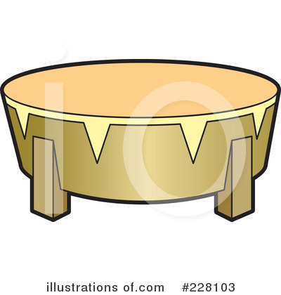 Royalty-Free (RF) Tambourine Clipart Illustration by Lal Perera - Stock Sample #228103