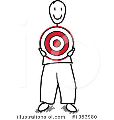 Royalty-Free (RF) Target Clipart Illustration by Frog974 - Stock Sample #1053980