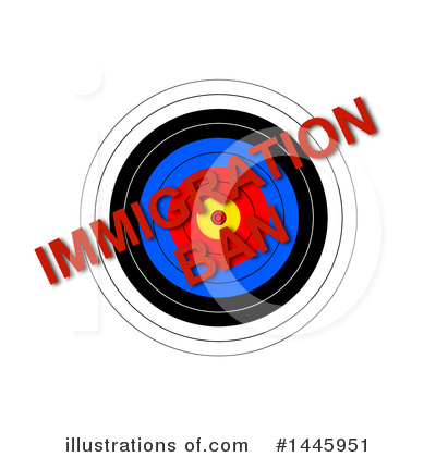 Royalty-Free (RF) Target Clipart Illustration by oboy - Stock Sample #1445951